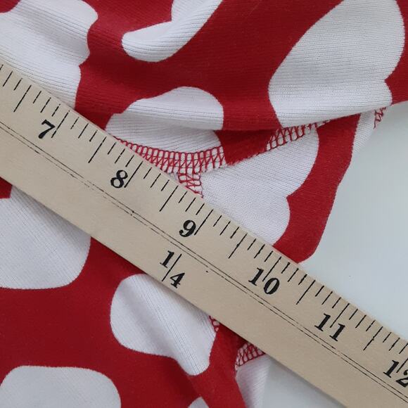 Hanna Andersson Crossover 2 Piece Pajama Set Hearts Red Girls 8 Long Sleeve - Picture 13 of 14